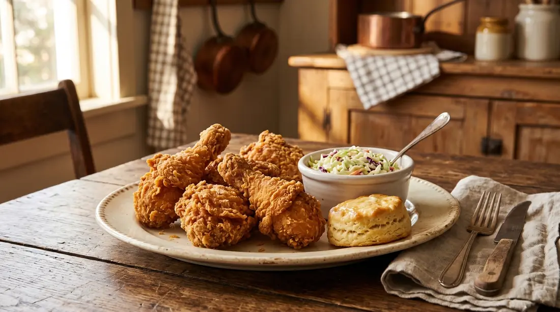 Pollo frito estilo Popeyyes: Acompañamiento