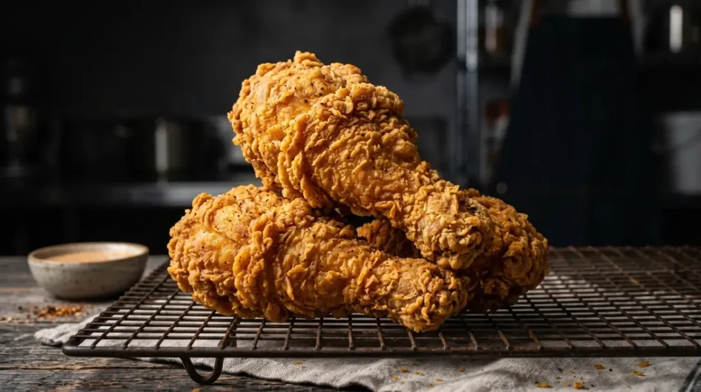 Receta de Muslos de Pollo Fritos al Estilo Popeyes: El Secreto del Rebozado Crujiente