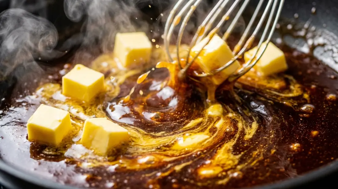 Reducción de salsas: El Brillo Final (Monter au beurre)