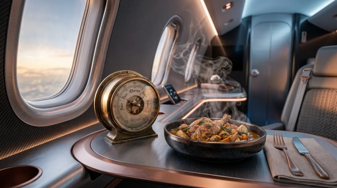 Zumo de tomate en el avión: El aderezo