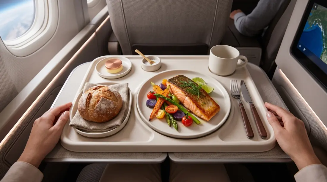 Los sabores en el avión