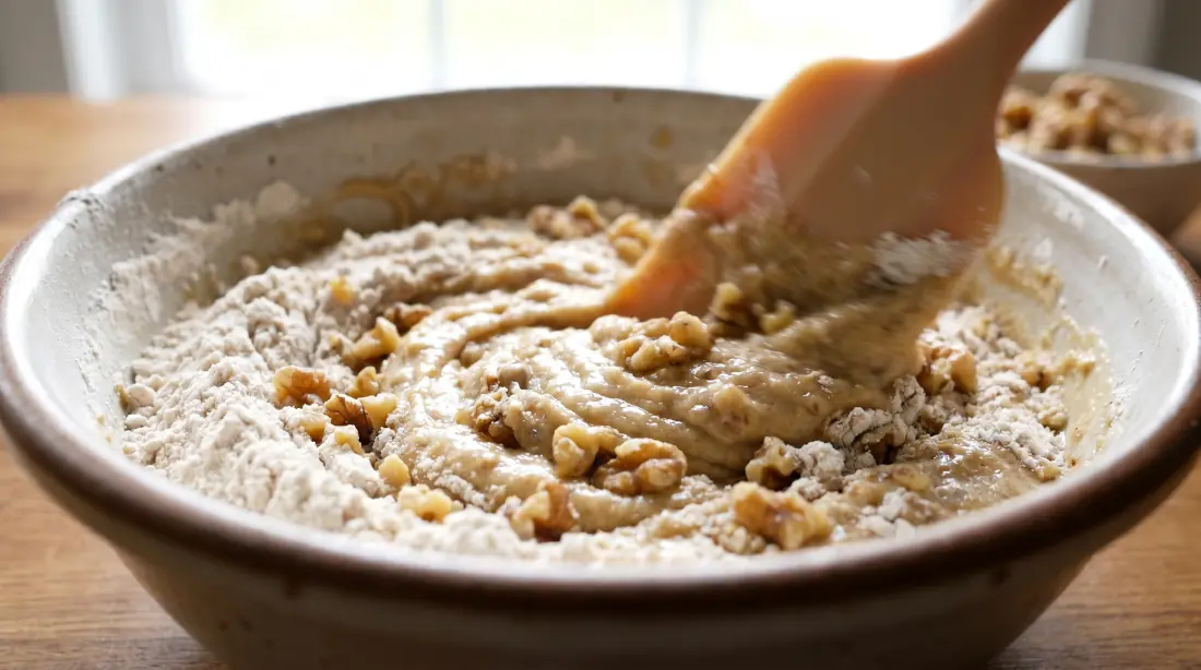 Recceta de Pan de Plátano: El Movimiento Envolvente
