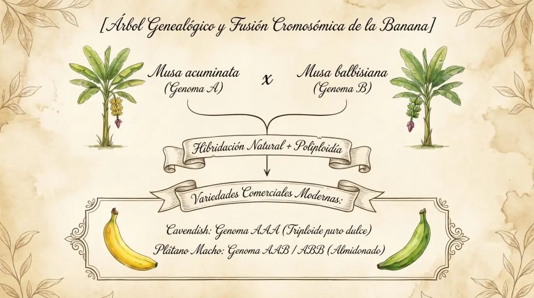 Árbol Genealógico de la Banana
