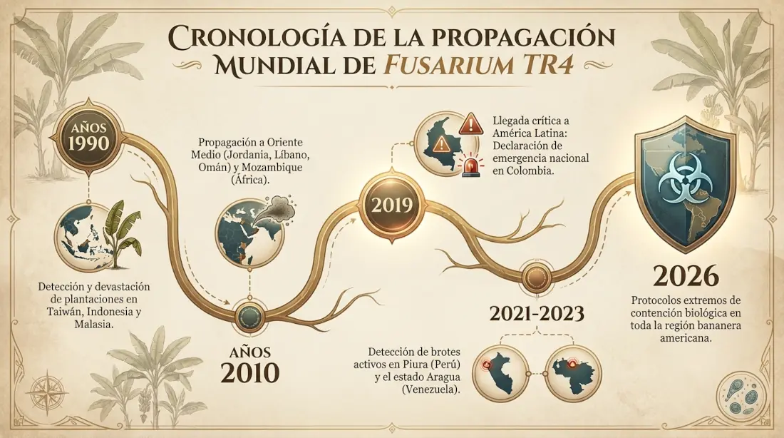 Cronología Expansión Banana