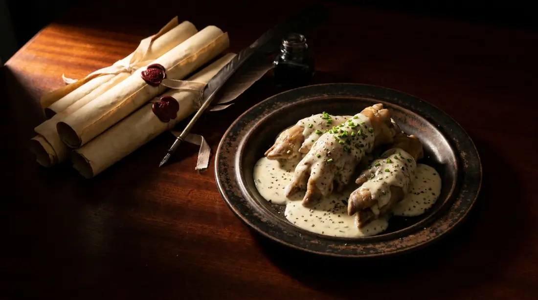 Origen Primer Restaurante: El Juicio por las Patas de Cordero